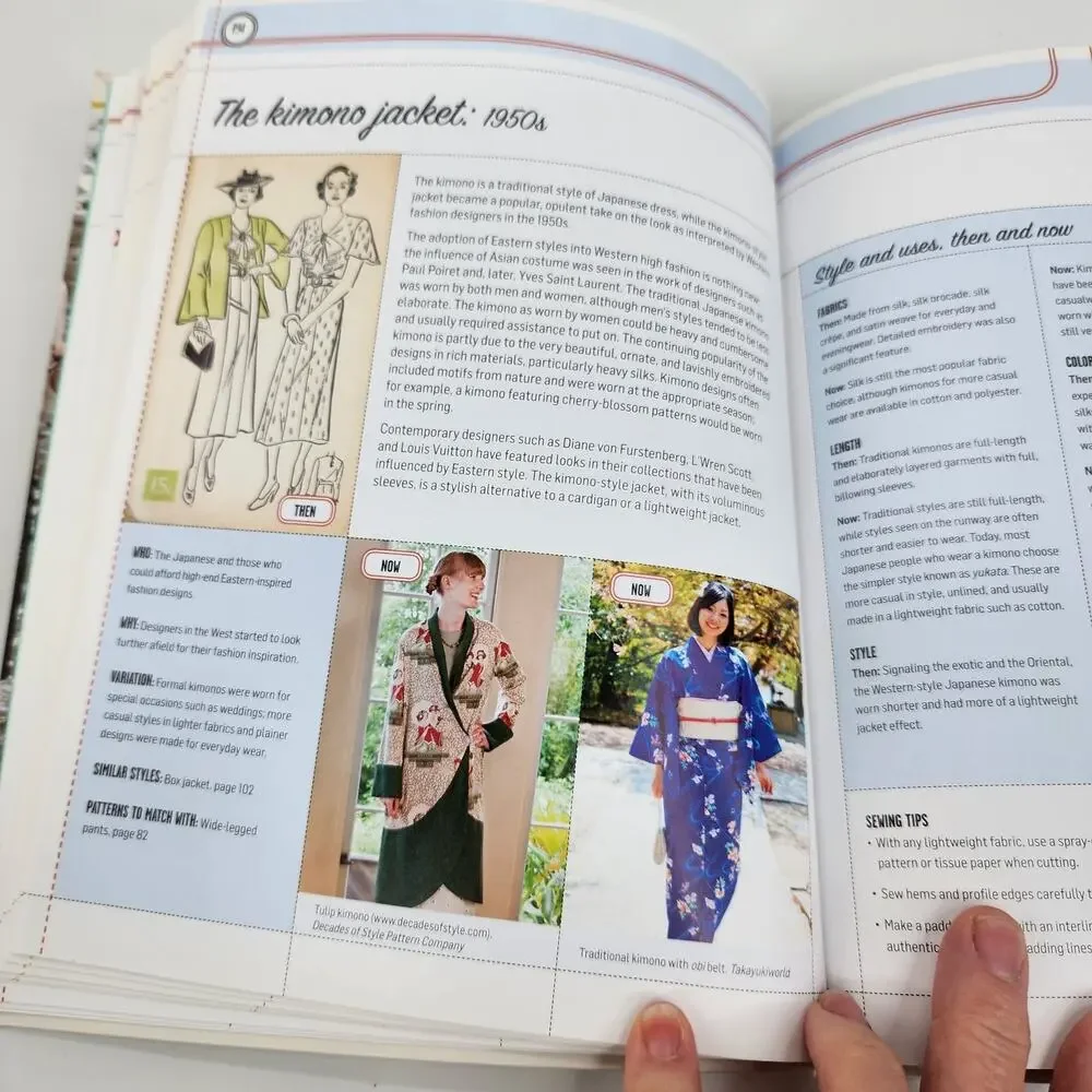 Vintage Pattern Selector Book + CD 2013 Jo Barnfield Retro Sewing Guide Paperbac